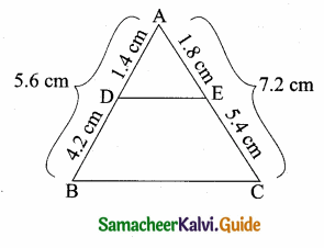 Samacheer Kalvi 10th Maths Guide Chapter 4 Geometry Ex 4.2 6