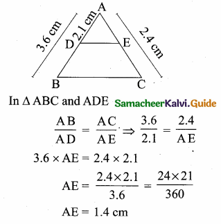 Samacheer Kalvi 10th Maths Guide Chapter 4 Geometry Ex 4.5 6