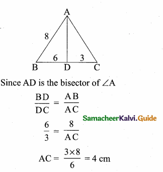 Samacheer Kalvi 10th Maths Guide Chapter 4 Geometry Ex 4.5 7