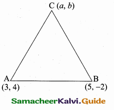 Samacheer Kalvi 10th Maths Guide Chapter 5 Coordinate Geometry Additional Questions 17