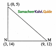 Samacheer Kalvi 10th Maths Guide Chapter 5 Coordinate Geometry Ex 5.2 4