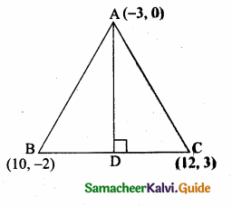 Samacheer Kalvi 10th Maths Guide Chapter 5 Coordinate Geometry Ex 5.4 2