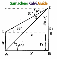 Samacheer Kalvi 10th Maths Guide Chapter 6 Trigonometry Ex 6.3 3