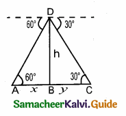Samacheer Kalvi 10th Maths Guide Chapter 6 Trigonometry Ex 6.3 5