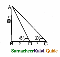 Samacheer Kalvi 10th Maths Guide Chapter 6 Trigonometry Ex 6.5 10