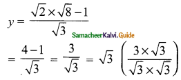 Samacheer Kalvi 9th Maths Guide Chapter 3 Algebra Ex 3.11 1
