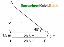 Samacheer Kalvi 10th Maths Guide Chapter 6 Trigonometry Additional Questions 10