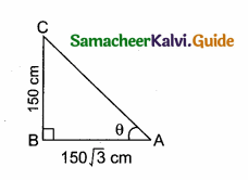 Samacheer Kalvi 10th Maths Guide Chapter 6 Trigonometry Additional Questions 27