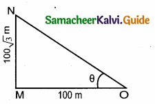 Samacheer Kalvi 10th Maths Guide Chapter 6 Trigonometry Additional Questions 31
