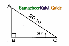 Samacheer Kalvi 10th Maths Guide Chapter 6 Trigonometry Additional Questions 32