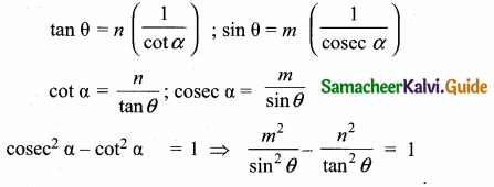 Samacheer Kalvi 10th Maths Guide Chapter 6 Trigonometry Additional Questions 51