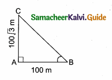 Samacheer Kalvi 10th Maths Guide Chapter 6 Trigonometry Additional Questions 9
