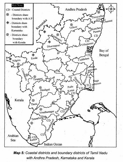 Samacheer Kalvi 10th Social Science Guide Geography Chapter 6 Physical Geography of Tamil Nadu 5