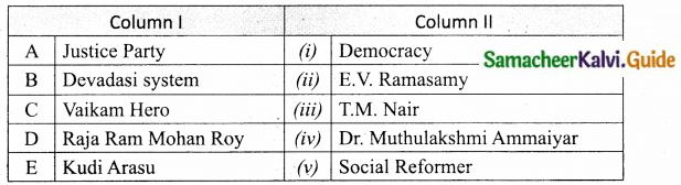 Samacheer Kalvi 10th Social Science Guide History Chapter 10 Social Transformation in Tamil Nadu 2