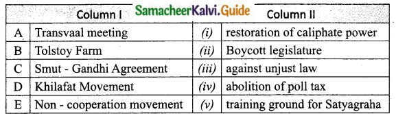 Samacheer Kalvi 10th Social Science Guide History Chapter 8 Nationalism Gandhian Phase 3