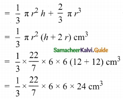 Samacheer Kalvi 10th Maths Guide Chapter 7 Mensuration Ex 7.3 Q4.1