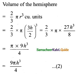 Samacheer Kalvi 10th Maths Guide Chapter 7 Mensuration Ex 7.4 Q8.1