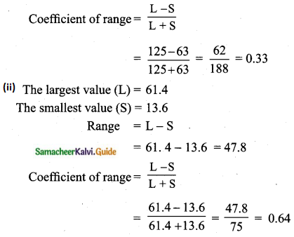 Samacheer Kalvi 10th Maths Guide Chapter 8 Statistics and Probability Ex 8.1 Q1