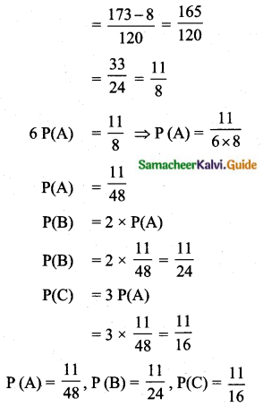 Samacheer Kalvi 10th Maths Guide Chapter 8 Statistics and Probability Ex 8.4 Q13.1