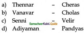Samacheer Kalvi 6th Social Science Guide History Term 3 Chapter 1 Society and Culture in Ancient Tamizhagam The Sangam Age