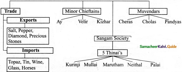 Samacheer Kalvi 6th Social Science Guide History Term 3 Chapter 1 Society and Culture in Ancient Tamizhagam The Sangam Age