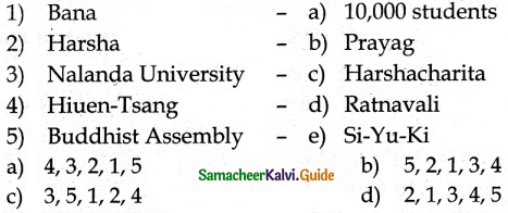 Samacheer Kalvi 6th Social Science Guide History Term 3 Chapter 3 The Age of Empires Guptas and Vardhanas