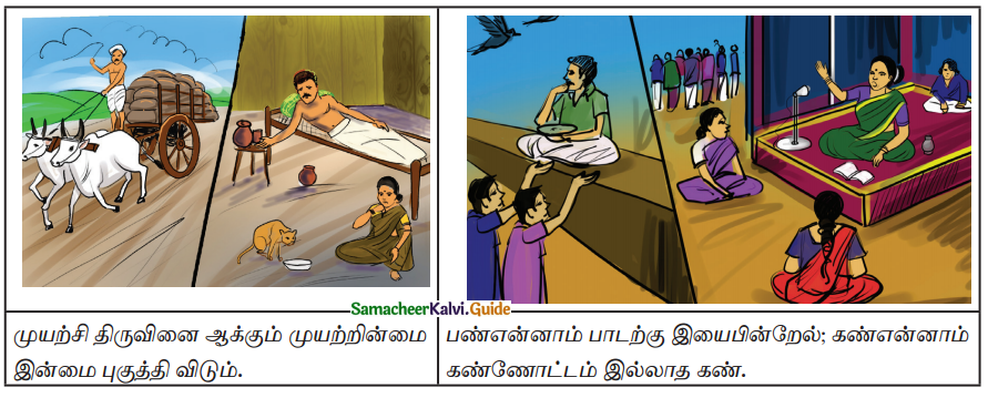 Samacheer Kalvi 10th Tamil Guide Chapter 3.6 திருக்குறள் - 7