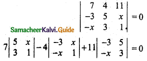 Samacheer Kalvi 11th Business Maths Guide Chapter 1 Matrices and Determinants Ex 1.1 Q5