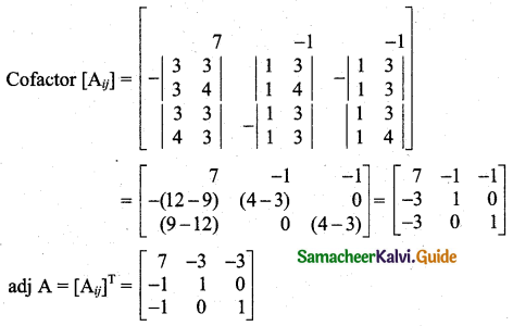 Samacheer Kalvi 11th Business Maths Guide Chapter 1 Matrices and Determinants Ex 1.2 Q2