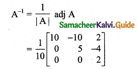 Samacheer Kalvi 11th Business Maths Guide Chapter 1 Matrices and Determinants Ex 1.2 Q3.4