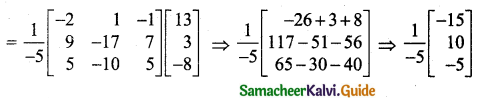 Samacheer Kalvi 11th Business Maths Guide Chapter 1 Matrices and Determinants Ex 1.3 Q2.3