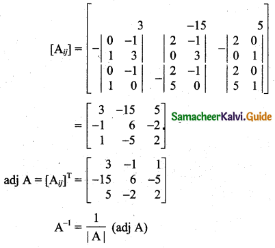 Samacheer Kalvi 11th Business Maths Guide Chapter 1 Matrices and Determinants Ex 1.3 Q2.7
