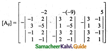 Samacheer Kalvi 11th Business Maths Guide Chapter 1 Matrices and Determinants Ex 1.3 Q2