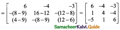 Samacheer Kalvi 11th Business Maths Guide Chapter 1 Matrices and Determinants Ex 1.3 Q6.2