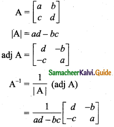 Samacheer Kalvi 11th Business Maths Guide Chapter 1 Matrices and Determinants Ex 1.5 Q9