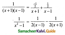 Samacheer Kalvi 11th Business Maths Guide Chapter 2 Algebra Ex 2.1 Q4.1