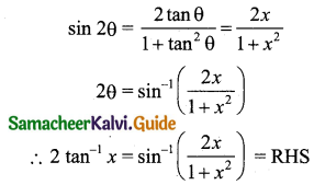 Samacheer Kalvi 11th Business Maths Guide Chapter 4 Trigonometry Ex 4.4 Q2