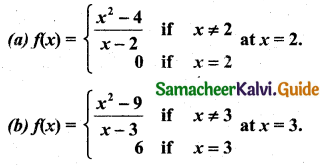 Samacheer Kalvi 11th Business Maths Guide Chapter 5 Differential Calculus Ex 5.3 Q1