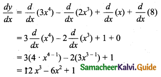 Samacheer Kalvi 11th Business Maths Guide Chapter 5 Differential Calculus Ex 5.5 Q1