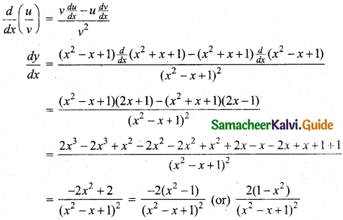Samacheer Kalvi 11th Business Maths Guide Chapter 5 Differential Calculus Ex 5.5 Q2.1