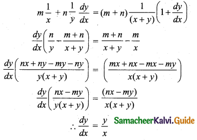 Samacheer Kalvi 11th Business Maths Guide Chapter 5 Differential Calculus Ex 5.7 Q2