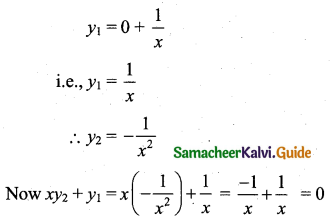 Samacheer Kalvi 11th Business Maths Guide Chapter 5 Differential Calculus Ex 5.9 Q3