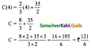 Samacheer Kalvi 11th Business Maths Guide Chapter 6 Applications of Differentiation Ex 6.1 Q2