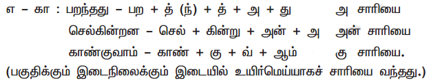 Samacheer Kalvi 11th Tamil Guide Chapter 3.6 பகுபத உறுப்புகள் - 4