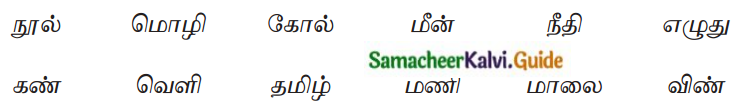 Samacheer Kalvi 6th Tamil Guide Chapter 1.5 தமிழ் எழுத்துகளின் வகை தொகை 2