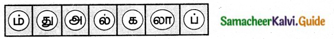 Samacheer Kalvi 6th Tamil Guide Chapter 3.5 மொழிமுதல், இறுதி எழுத்துகள் 4