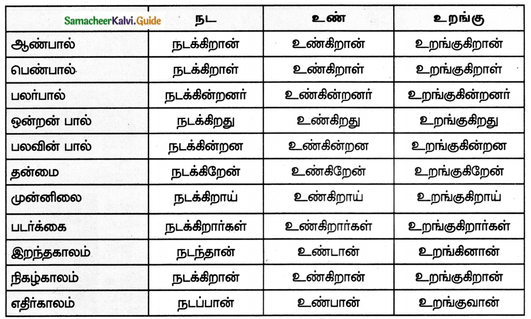 Samacheer Kalvi 8th Tamil Guide Chapter 2.5 வினைமுற்று 3