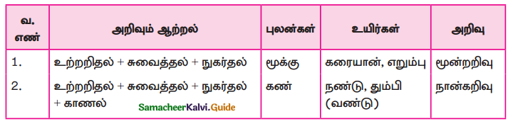 Samacheer Kalvi 9th Tamil Guide Chapter 4.3 உயிர்வகை - 1