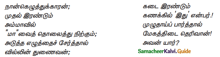 Samacheer Kalvi 9th Tamil Guide Chapter 7.6 ஆகுபெயர் - 3