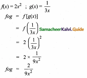 Samacheer Kalvi 10th Maths Guide Chapter 1 Relations and Functions Ex 1.6 3
